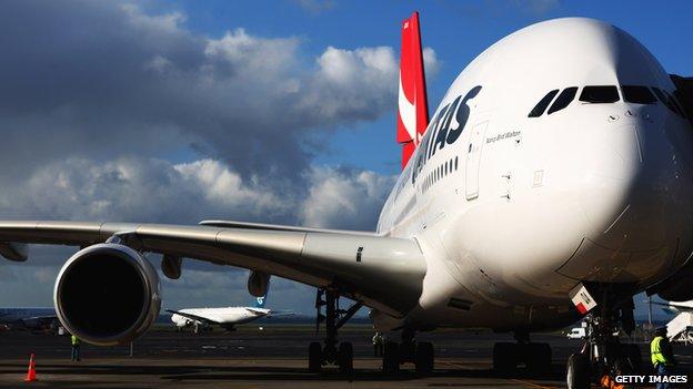 Qantas plane