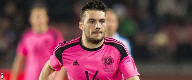 Tony Watt makes his Scotland debut against Czech Republic