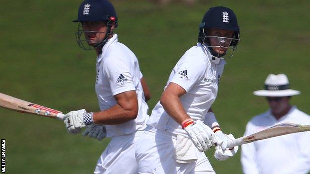 Alastair Cook and Joe Root