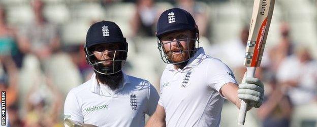 Moeen Ali and Jonny Bairstow