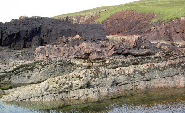 impact crater in north-west Scotland