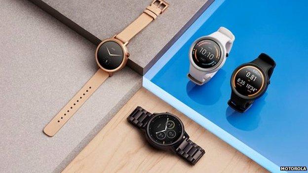 Motorola announces new Moto 360 smartwatches BBC News