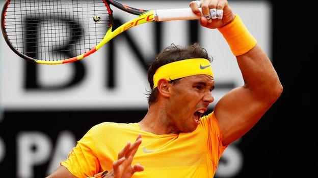 Rafael Nadal through to Rome semi-finals