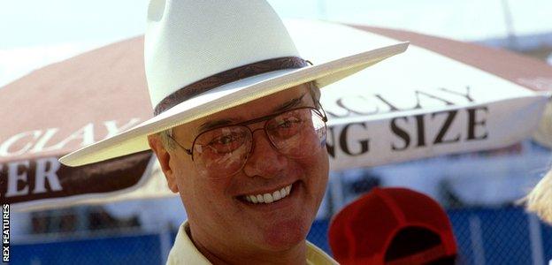 Larry Hagman at the 1984 Dallas Grand Prix