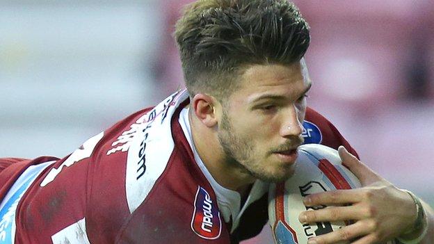 Centre Oliver Gildart scored Wigan's opening try for the fourth game running