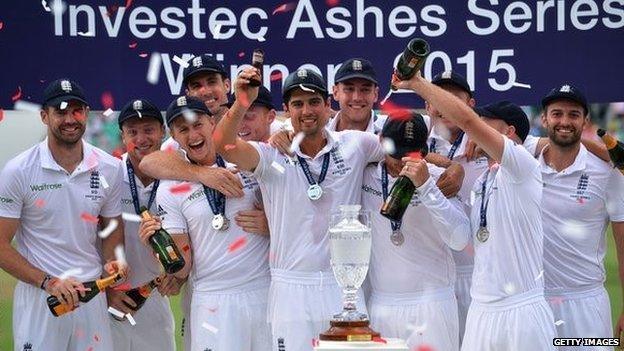 England won the Ashes series this summer