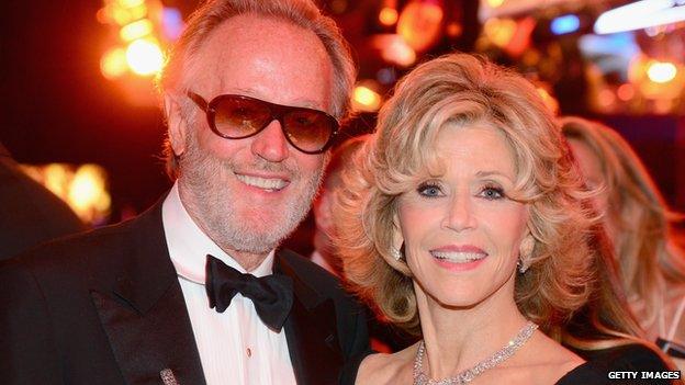 Peter Fonda and Jane Fonda