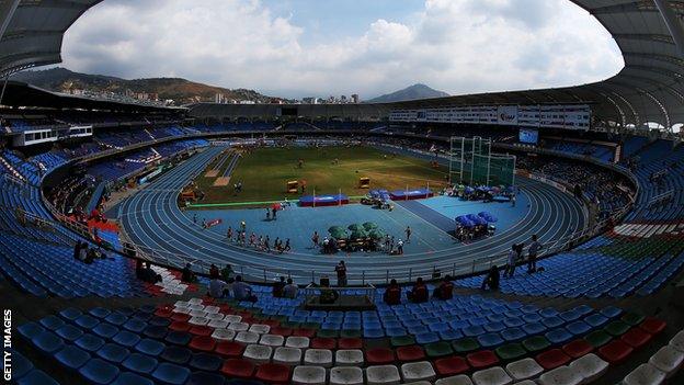 The Pascual Guerrero Olympic Stadium in Cali, Colombia