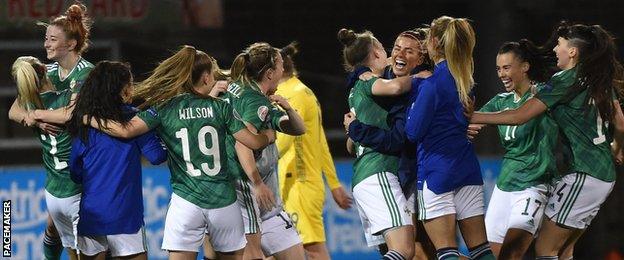 NI's win was their sixth competitive victory in a row