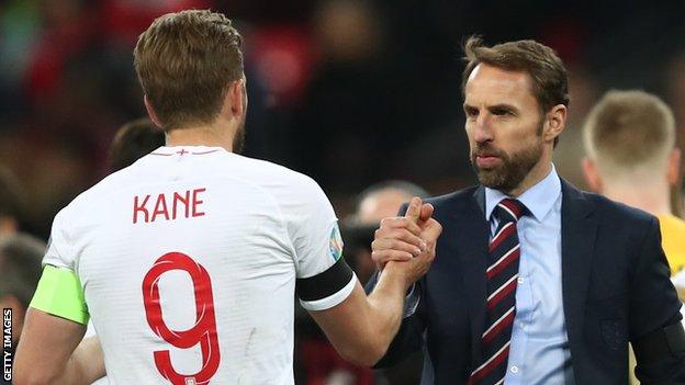 Harry Kane and Gareth Southgate