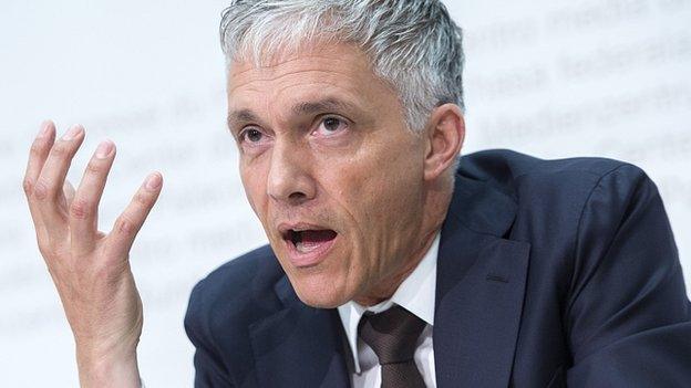 Swiss Attorney General Michael Lauber. 17 June 2015