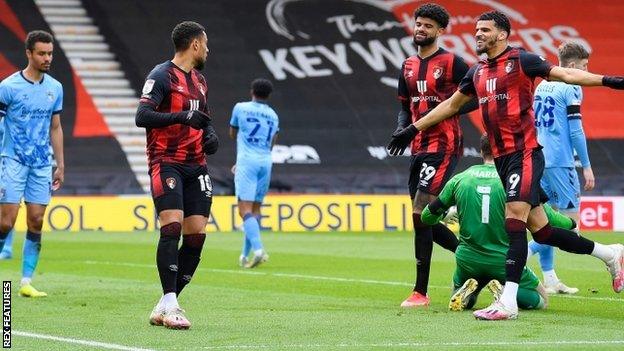 Bournemouth's Arnaut Danjuma scored the first of his two match-winning first-half goals inside 23 seconds