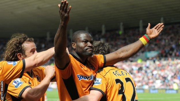 Cameroon-born George Elokobi won the Championship and League One titles with Wolves