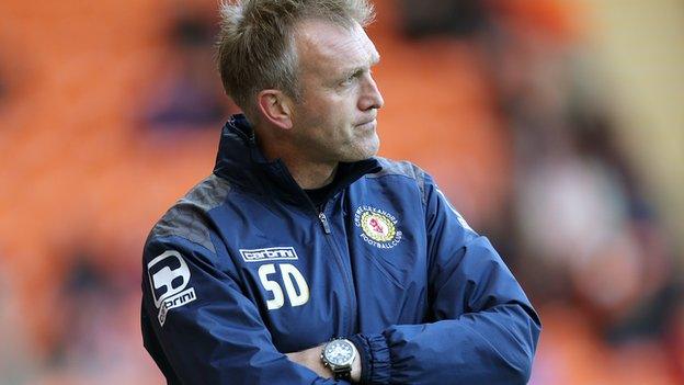 Crewe Alexandra manager Steve Davis