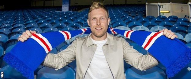 Rangers signing Scott Arfield