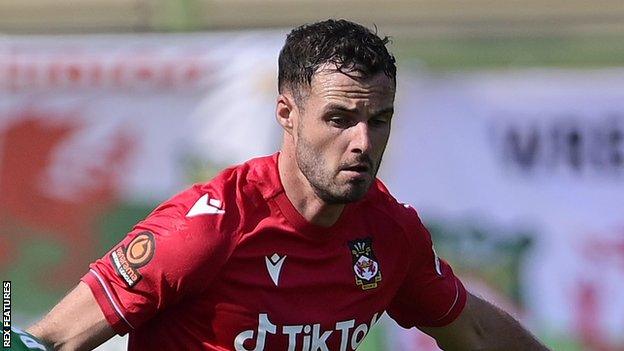 Anthony Forde in action for Wrexham