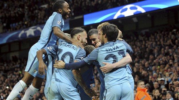 manchester City celebrate