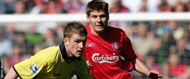 Steven Davis and Steven Gerrard