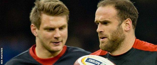 Dan Biggar and Jamie Roberts