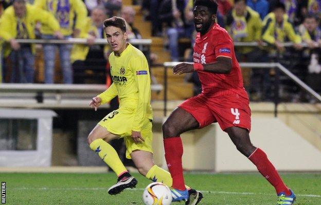 Liverpool lose late at Villarreal