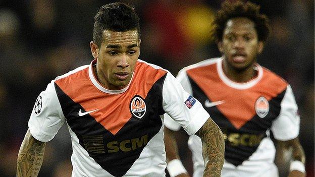 Shakhtar Donetsk midfielder Alex Teixeira