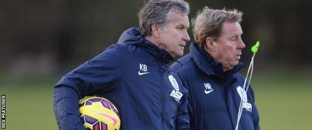 Kevin Bond and Harry Redknapp