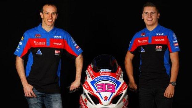 Keith Farmer and Kyle Ryde will be Buildbase Suzuki team-mates in the 2020 BSB series