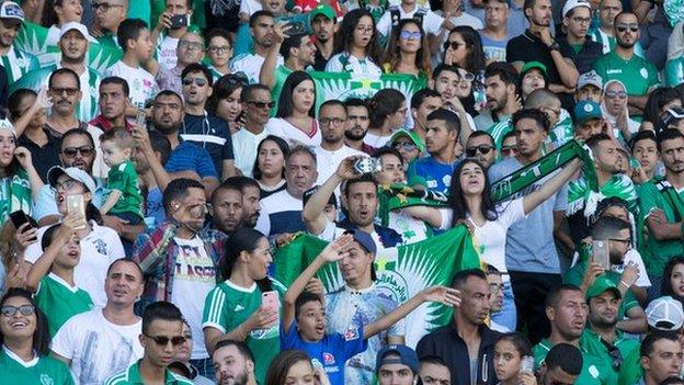 Raja Casablanca supporters