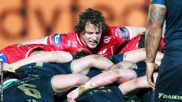 Hooker Ryan Elias came through the youth ranks at Scarlets