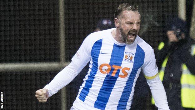 Kilmarnock striker Kris Boyd