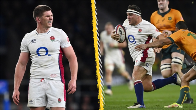 Owen Farrell and Jamie George