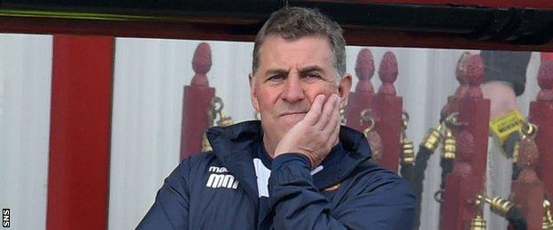 Motherwell manager Mark McGhee