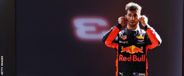 Daniel Ricciardo of Red Bull