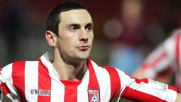 Mark Farren played for Derry City