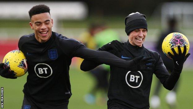 Mason Greenwood and Phil Foden