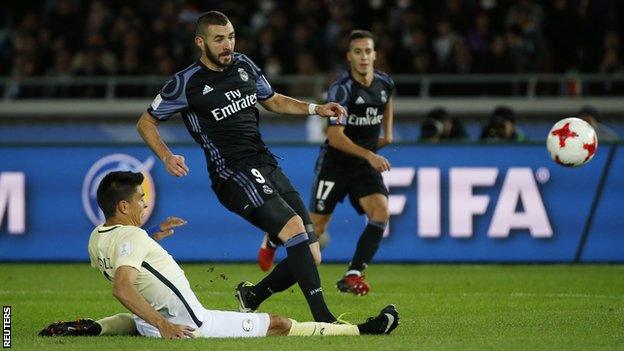 Real Madrid striker Karim Benzema