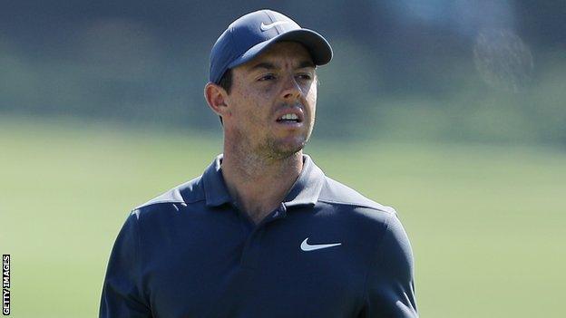 Rory McIlroy tied for 16th place at last week's Wells Fargo Championship