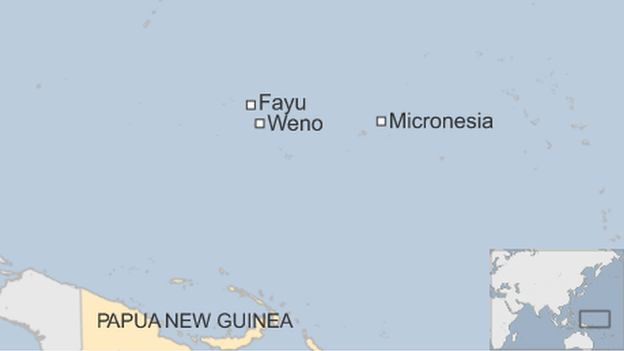 Micronesia map