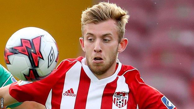 Ally Roy notched his third goal since his recent move to Derry City
