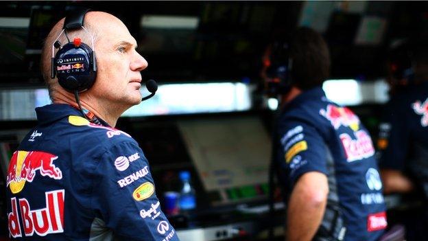 Red Bull design chief Adrian Newey