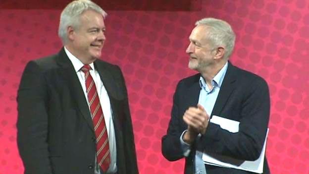 Carwyn Jones and Jeremy Corbyn