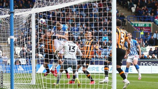 Michal Helik scores for Huddersfield