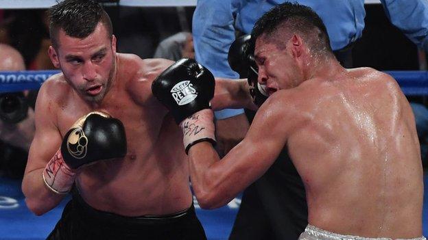 Lemieux (left) has won his last four fights since losing to Gennady Golovkin in 2015