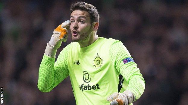 Celtic goalkeeper Craig Gordon