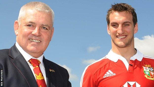 Warren Gatland and Sam Warburton