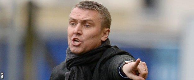 Kilmarnock manager Lee Clark