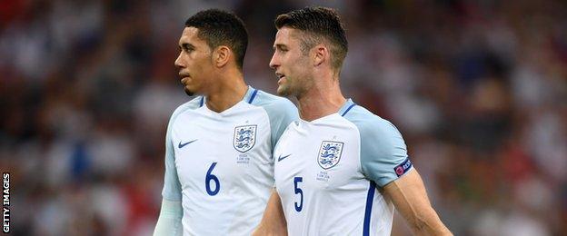 Chris Smalling and Gary Cahill