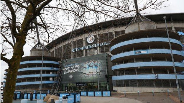 Manchester CIty's Etihad Stadium has been touted as a potential neutral venue