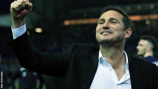 Derby boss Frank Lampard