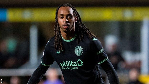 Hibs forward Jair Tavares